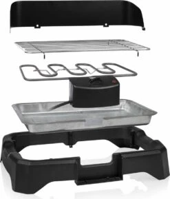 Tristar BQ-2824 Elektrische Barbecue - Tafel BBQ 34,5 X 23 Cm - Regelbare Thermostaat - 2000 Watt - Zwart -Keukengrill Winkel 1026x1200 1