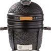 Patton Kamado 15" - Tafel Model - Keramische Barbecue - Premium Black - Medium - Compleet - Mat Zwart -Keukengrill Winkel 1036x1200