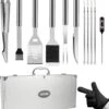 BBQ Accesoires Set Met Thermometer, Handschoenen, Bbq Tang, Bbq Borstel Van Zedar -Keukengrill Winkel 1049x1200