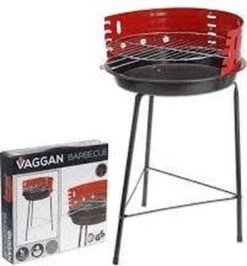 Houtskoolbarbecue Ø33 Cm | Verstelbare Grill BBQ | Halfopen | Zwart / Rood -Keukengrill Winkel 1116x1200 1