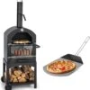 MaxxGarden Pizza Oven - Smoker Barbecue Op Hout, Houtskool Of Pellets - 45 X 65 X 158cm -Keukengrill Winkel 1118x1200