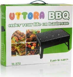 Merkloos Decopatent® Portable Houtskool BBQ - Barbecue - Inklapbaar - Barbecue Houtskool - Tafel Grill - Camping - Strand - Festival - Park -Keukengrill Winkel 1130x1200 1