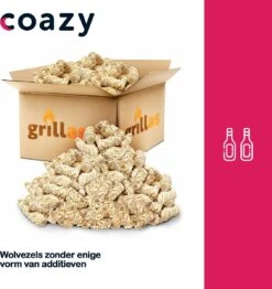 Aanmaakkrullen Voor BBQ Of Kachel | 5kg ECO FSC Gecertificeerd Aanmaakhout Barbecue - Biologisch En Duurzaam Aanmaakwokkels - Houtwol Wokkels - Barbeque Aansteker - Aanmaakblokjes - Accessoires - Ongeveer 400krullen -Keukengrill Winkel 1132x1200 2