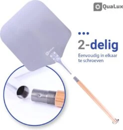 Qualux Pizzaschep Tweedelig – Pizzaschep Voor BBQ – Ophangbaar – Hout/rvs -Keukengrill Winkel 1139x1200 2