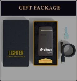 MELTAZO Elektrische Aansteker, Aansteker Gas, Electric Lighter, Gasaansteker Navulbaar, Elektronische Aansteker, Aansteker Plasma, Aansteker Vuurwerk, USB Aansteker Plasma, 2-in-1 Aansteker Voor Sigaretten Camping Kaarsen - 2023 Editie -Keukengrill Winkel 1142x1200