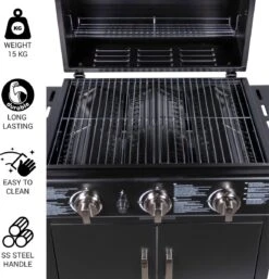 MaxxGarden Gas Barbecue - 3 Branders - Incl. Gratis BBQ Set 15 MaxxGarden Gas Barbecue - 3 Branders - Incl. Gratis BBQ Set -Keukengrill Winkel 1154x1200
