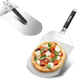 Bighorn Pizzaschep Voor BBQ En Oven-Inklapbare Handgreep -Pizzasnijder- Edelstaal -geschikt Als Broodschep En Ovenschep - SRPT01 -Keukengrill Winkel 1163x1200 3