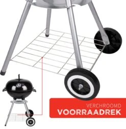 BBQ Collection Houtskoolbarbecue - Kogelbarbecue 45 X 60 Centimeter - Ronde Barbecue - Barbecue Op Wielen - Zwart - Metaal -Keukengrill Winkel 1169x1200 3