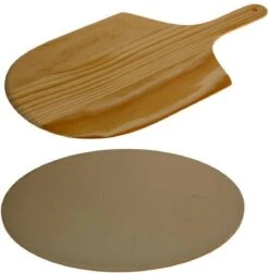 Merkloos Excellent Houseware Pizza-baksteen - Met Pizza-schep -Keukengrill Winkel 1179x1200