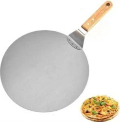 Luxe Pizzaschep Voor Verse Pizza - Extra Groot - RVS 30CM - Grote Pizza Schep Voor Oven Of BBQ Barbecue - Hout Handvat - Pizzaspatel Voor Zelfgemaakte Ovenpizza -Keukengrill Winkel 1180x1200