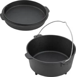 Dutch Oven Enkhuizen Met Deksel Gietijzer Zwart 4,2 L -Keukengrill Winkel 1187x1200 2