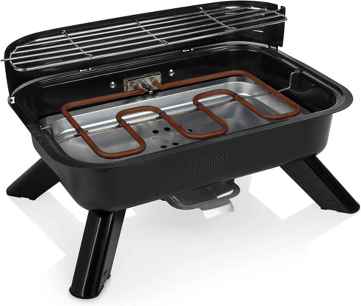 Princess 112252 Hybride Barbecue – Elektrische BBQ - Tafelmodel - 2000W - 44x 29cm - Gebruik Elektrisch Of Met Kolen 16 Princess 112252 Hybride Barbecue – Elektrische BBQ - Tafelmodel - 2000W - 44x 29cm - Gebruik Elektrisch Of Met Kolen - Afbeelding 14
