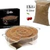 GrillX Cold Smoke Generator Met 1KG Kersen Rookmot - 6 Liter - Smokerbox - RVS Rookbox - Rookgenerator - Koud Roken - BBQ Accesoires -Keukengrill Winkel 1200x1077