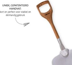 Boska Pizzaschep Barbecue - Kort Handvat - Stabiel - Aluminium - Eikenhout - BBQ Accessoires -Keukengrill Winkel 1200x1084