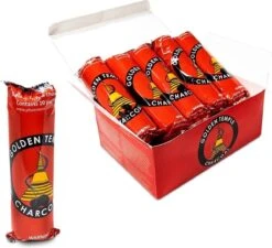 Houtskool Tabletten - Golden Temple - 3.3cm - 100 Stuks -Keukengrill Winkel 1200x1095 3