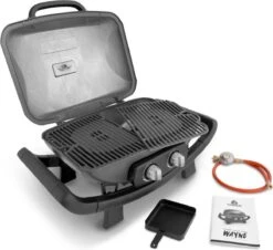 Burnhard Draagbare 2-Branders Gasbarbecue - Afdekhoes - BBQ Wayne -Keukengrill Winkel 1200x1099 1