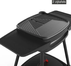 Barbecook Alexia - Elektrische Bbq - Afneembare Grill - Zijtafels - Wielen - 84x55x97cm -Keukengrill Winkel 1200x1121