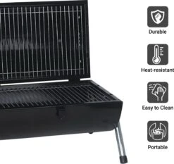 MaxxGarden BBQ - Houtskool Barbecue - Smoker Barbecue - Grilloppervlak (LxB) 38 X 52 Cm - Met Dubbel Grill Vlak - Zwart 17 MaxxGarden BBQ - Houtskool Barbecue - Smoker Barbecue - Grilloppervlak (LxB) 38 X 52 Cm - Met Dubbel Grill Vlak - Zwart -Keukengrill Winkel 1200x1132 1