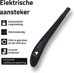 Oplaadbare Lange Elektrische Aansteker - Zwart - Duurzame Plasma Aansteker - Inclusief Cadeauverpakking - BBQ - Kaarsen 12 Oplaadbare Lange Elektrische Aansteker - Zwart - Duurzame Plasma Aansteker - Inclusief Cadeauverpakking - BBQ - Kaarsen -Keukengrill Winkel 1200x1175 1
