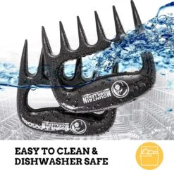 Mountain Grillers Claws-High Quality Meat Claws For American BBQ Pulled Pork-Plastic Meat Claws For Slicing-Vaatwasser Safe Bear Claws Gift Idee -Keukengrill Winkel 1200x1175 4