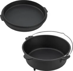 Dutch Oven Enkhuizen Met Deksel Gietijzer Zwart - 4 Varianten -Keukengrill Winkel 1200x1181 1