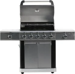 Gasbarbecue En Grill - 5 + 1 Branders + 1 Infrarood Zijbrander - Buitenkeuken - Edelstaal BBQ -Keukengrill Winkel 1200x1182 3