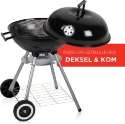 BBQ Collection Houtskoolbarbecue - Kogelbarbecue 45 X 60 Centimeter - Ronde Barbecue - Barbecue Op Wielen - Zwart - Metaal -Keukengrill Winkel 1200x1191 4