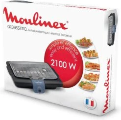 Moulinex BG134812 Barbecue Tafelblad Electrisch 2100W Zwart, Blauw, Zilver Barbecue -Keukengrill Winkel 1200x1194 1