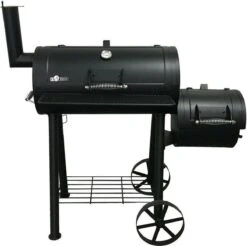 Fire Beam Houtskool Barbecue - Grilloppervlak (LxB) 35 X 66 Cm - Smoker - Zwart -Keukengrill Winkel 1200x1194