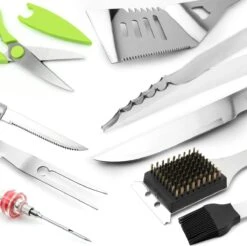 Saveur Royal® 35-delige Barbecue Gereedschapset In Roestvrij Staal - BBQ Grill Set Met Draagtas - Barbecuegerei-sets - Barbecue Accessoires Gereedschap - 35-delig 23 Saveur Royal® 35-delige Barbecue Gereedschapset In Roestvrij Staal - BBQ Grill Set Met Draagtas - Barbecuegerei-sets - Barbecue Accessoires Gereedschap - 35-delig -Keukengrill Winkel 1200x1195