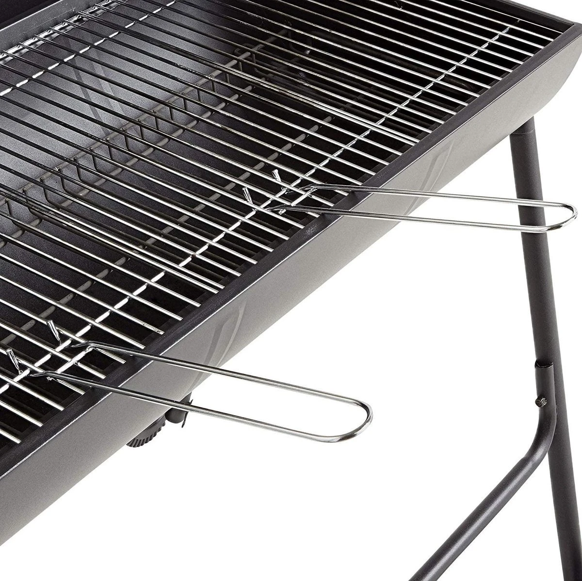 BBQ XL Houtskoolbarbecue - Cilindervorm - Grilloppervlak (LxB) 71 X 35 Cm - Zwart 6 BBQ XL Houtskoolbarbecue - Cilindervorm - Grilloppervlak (LxB) 71 X 35 Cm - Zwart - Afbeelding 4