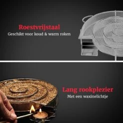 GrillX Cold Smoke Generator Met 1KG Kersen Rookmot - 6 Liter - Smokerbox - RVS Rookbox - Rookgenerator - Koud Roken - BBQ Accesoires 8 GrillX Cold Smoke Generator Met 1KG Kersen Rookmot - 6 Liter - Smokerbox - RVS Rookbox - Rookgenerator - Koud Roken - BBQ Accesoires -Keukengrill Winkel 1200x1200 14