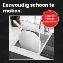 GrillX Pizzaschep Met Pizzasnijder - 30cm - In Luxe Doos - Pizzaspatel Voor BBQ & Oven - BBQ Accesoires Gereedschap -Keukengrill Winkel 1200x1200 142
