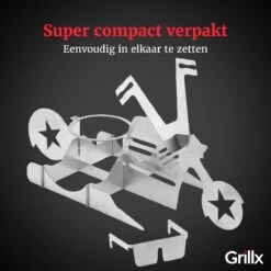 GrillX Beer Can Chicken Houder - Kiphouder Motorcycle - BBQ Accesoires - Bierkip - Barbeque Gereedschap - Chicken Sitter -Keukengrill Winkel 1200x1200 177