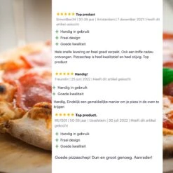 Nowad Pizzaschep RVS Rond Voor BBQ En Oven - 30,5 Cm - Pizzaspatel - Taartschep - Houten Handvat - Ophangbaar - Rond - Vaatwasbestendig - Keukenaccessoires -Keukengrill Winkel 1200x1200 187