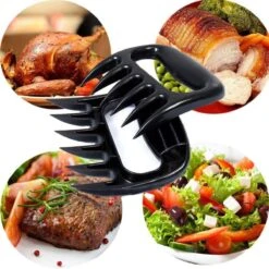 Merkloos Professionele Vleesshredders / Vleesklauwen | Meat Claws | BBQ | Bear Paws | Meat Shredders | Vlees Houders | Barbeque Accesoires | Pulled Pork Klauwen | 2 Stuks -Keukengrill Winkel 1200x1200 197