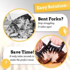 Mountain Grillers Claws-High Quality Meat Claws For American BBQ Pulled Pork-Plastic Meat Claws For Slicing-Vaatwasser Safe Bear Claws Gift Idee -Keukengrill Winkel 1200x1200 218