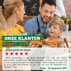 Ecowize Pizzaschep Voor BBQ En Oven - Aluminium Pizzaspatel Vierkant 30cm Met Inklapbaar Handvat - Met Extra Professionele Pizzasnijder -Keukengrill Winkel 1200x1200 240