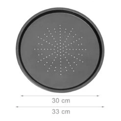Relaxdays 3 Pizaplaten Met Pizzarek, Pizza Bakplaat Rond 33 Cm, Pizzaplaat 3stuk -Keukengrill Winkel 1200x1200 266