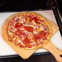 Buxibo 2in1 Pizzasteen - Voor BBQ & Oven - Inclusief Serveer Plank - Pizzabord/Pizzaplank - 30.5 X 38.1 X 1.4 Cm -Keukengrill Winkel 1200x1200 277