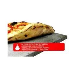 ETNA Pizza Set - Grote Pizzasteen & GRATIS Pizzaschep - 30 Cm X 38 Cm - Echt Italiaanse Pizzasteen - Broodbaksteen - BBQ Pizzasteen - Gemaakt Van Lavasteen Uit De Etna - Non-stick - Eppicotispai -Keukengrill Winkel 1200x1200 297
