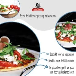 Pizzasteen BBQ & Oven | Pizzaplaat Voor De Lekkerste Bereiding Van Een Pizza Op Jouw Barbecue Of In De Oven | Pizza Stone Rond | Medium (33 Cm) -Keukengrill Winkel 1200x1200 315