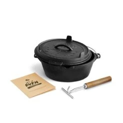 Burnhard Gietijzeren Dutch Oven - Little John 3,8 L -Keukengrill Winkel 1200x1200 381