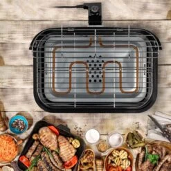 Princess 112252 Hybride Barbecue – Elektrische BBQ - Tafelmodel - 2000W - 44x 29cm - Gebruik Elektrisch Of Met Kolen 41 Princess 112252 Hybride Barbecue – Elektrische BBQ - Tafelmodel - 2000W - 44x 29cm - Gebruik Elektrisch Of Met Kolen -Keukengrill Winkel 1200x1200 454