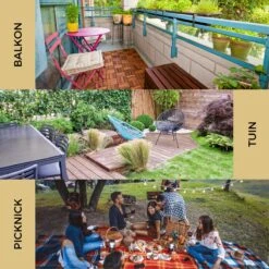 Ozocozy BBQ-ONE Houtskool Tafelbarbecue - Ø30 Cm- Zwart - Incl. Draagtas, Siliconen Bakkwast En RVS-Barbecuetang -Keukengrill Winkel 1200x1200 470