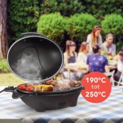 KitchenBrothers Elektrische BBQ - Met Grillplaat - Anti-aanbaklaag - Incl. Plank/Houders - Grilloppervlak 46,5x33,8cm - Tot 300°C - 2400W - Zwart 21 KitchenBrothers Elektrische BBQ - Met Grillplaat - Anti-aanbaklaag - Incl. Plank/Houders - Grilloppervlak 46,5x33,8cm - Tot 300°C - 2400W - Zwart -Keukengrill Winkel 1200x1200 485