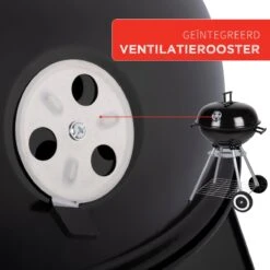 BBQ Collection Houtskoolbarbecue - Kogelbarbecue 45 X 60 Centimeter - Ronde Barbecue - Barbecue Op Wielen - Zwart - Metaal -Keukengrill Winkel 1200x1200 513