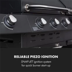 Klarstein Kingsville Double Barbecue - Houtskool- En Gasbarbecue - Smoker BBQ - Inclusief Deksels En Thermometer - Met 2 Roosters - Zwart 17 Klarstein Kingsville Double Barbecue - Houtskool- En Gasbarbecue - Smoker BBQ - Inclusief Deksels En Thermometer - Met 2 Roosters - Zwart -Keukengrill Winkel 1200x1200 574