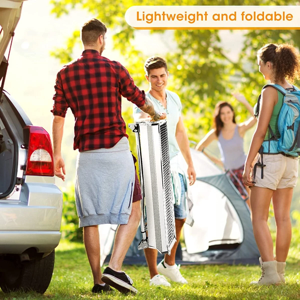 Uten - Houtskoolbarbecue - Opvouwbare Barbecue - Houtskoolbarbecues - Draagbare Camping Barbecue - 430 Roestvrij Staal Grill BBQ - 5-10 Persoon Tuin Buitenfeest - Zilver 5 Uten - Houtskoolbarbecue - Opvouwbare Barbecue - Houtskoolbarbecues - Draagbare Camping Barbecue - 430 Roestvrij Staal Grill BBQ - 5-10 Persoon Tuin Buitenfeest - Zilver - Afbeelding 3