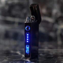 Merkloos Cuberna Elektrische Plasma USB Aansteker Met Batterij Indicator Ice Black - Wind En Storm Bestendig - Geschikt Voor Kaarsen, Vuurwerk, Sigaretten En BBQ -Keukengrill Winkel 1200x1200 61